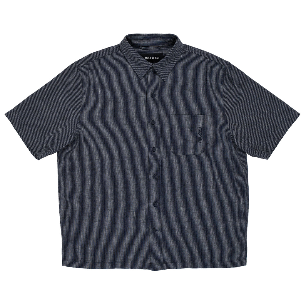 QUASI - Kalvin SS Button Up "Navy"