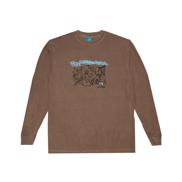 FROG SKATEBOARDS - Kitchen Longsleeve "Brown"