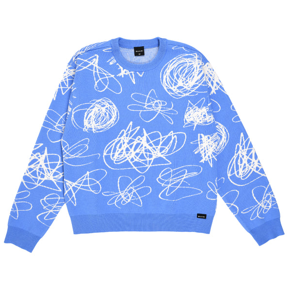 QUASI - Lascaux Sweater "Vista Blue"