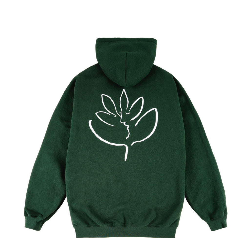 MAGENTA SKATEBOARDS - LE BAISER ZIPPED HOODIE "FORREST GREEN"