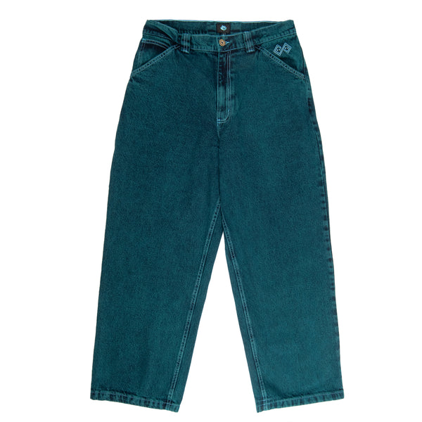 MAGENTA SKATEBOARDS - LEDGE DENIM PANTS  "Teal"