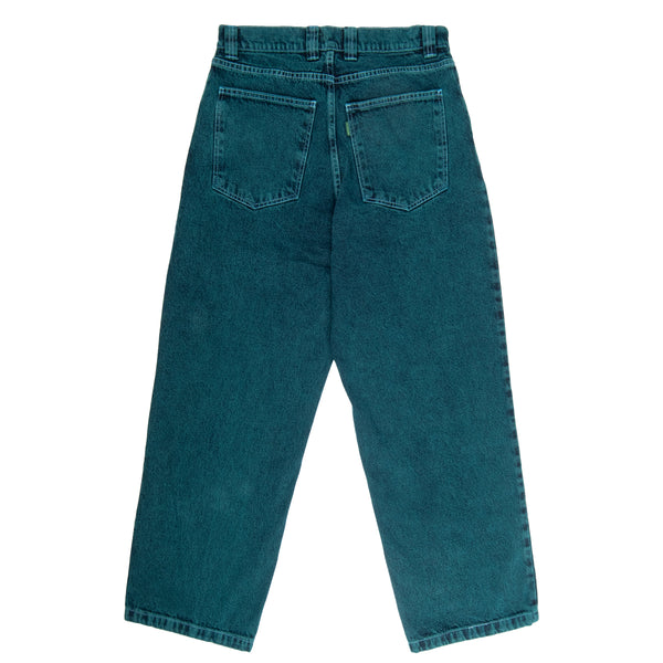 MAGENTA SKATEBOARDS - LEDGE DENIM PANTS  "Teal"