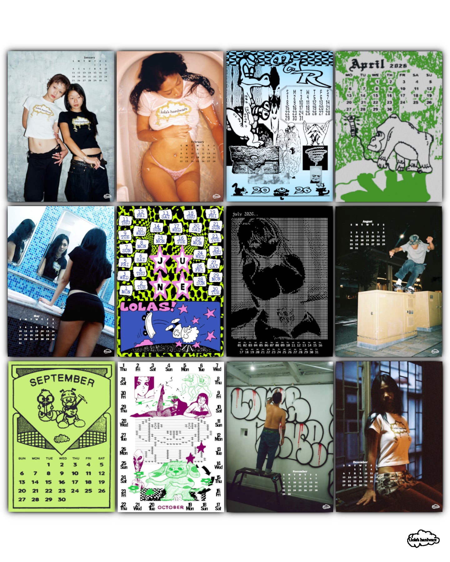 LOLA'S HARDWARE - 2026 Calendar