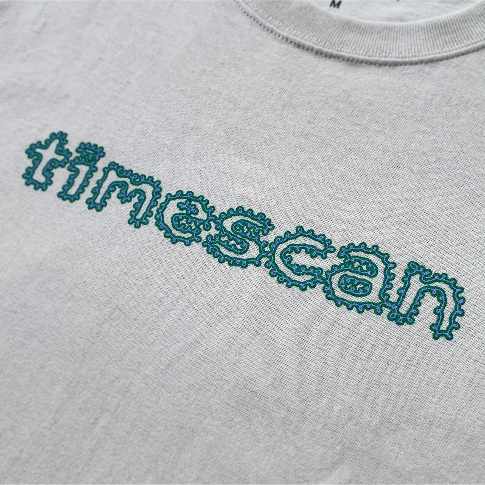 TIME SCAN - LOOP LINE TEE "LIGHT GREY"