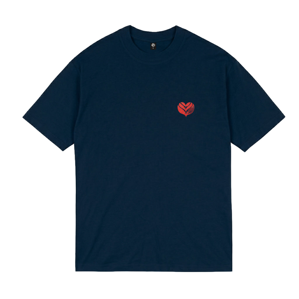 MAGENTA SKATEBOARDS - LOVE TEE  "NAVY"