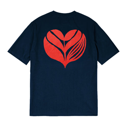 MAGENTA SKATEBOARDS - LOVE TEE  "NAVY"