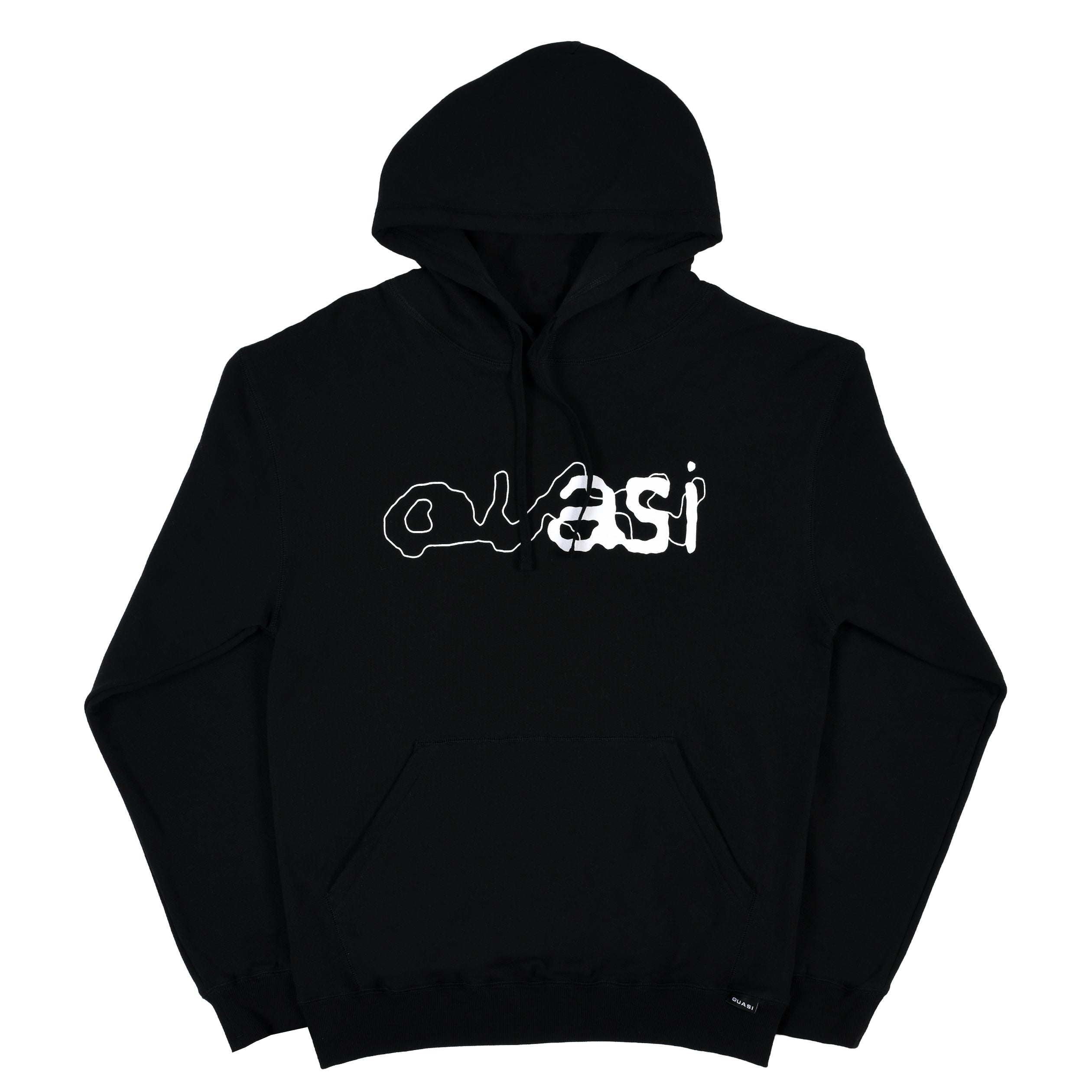 QUASI - Lowercase Hoodie - "Black"