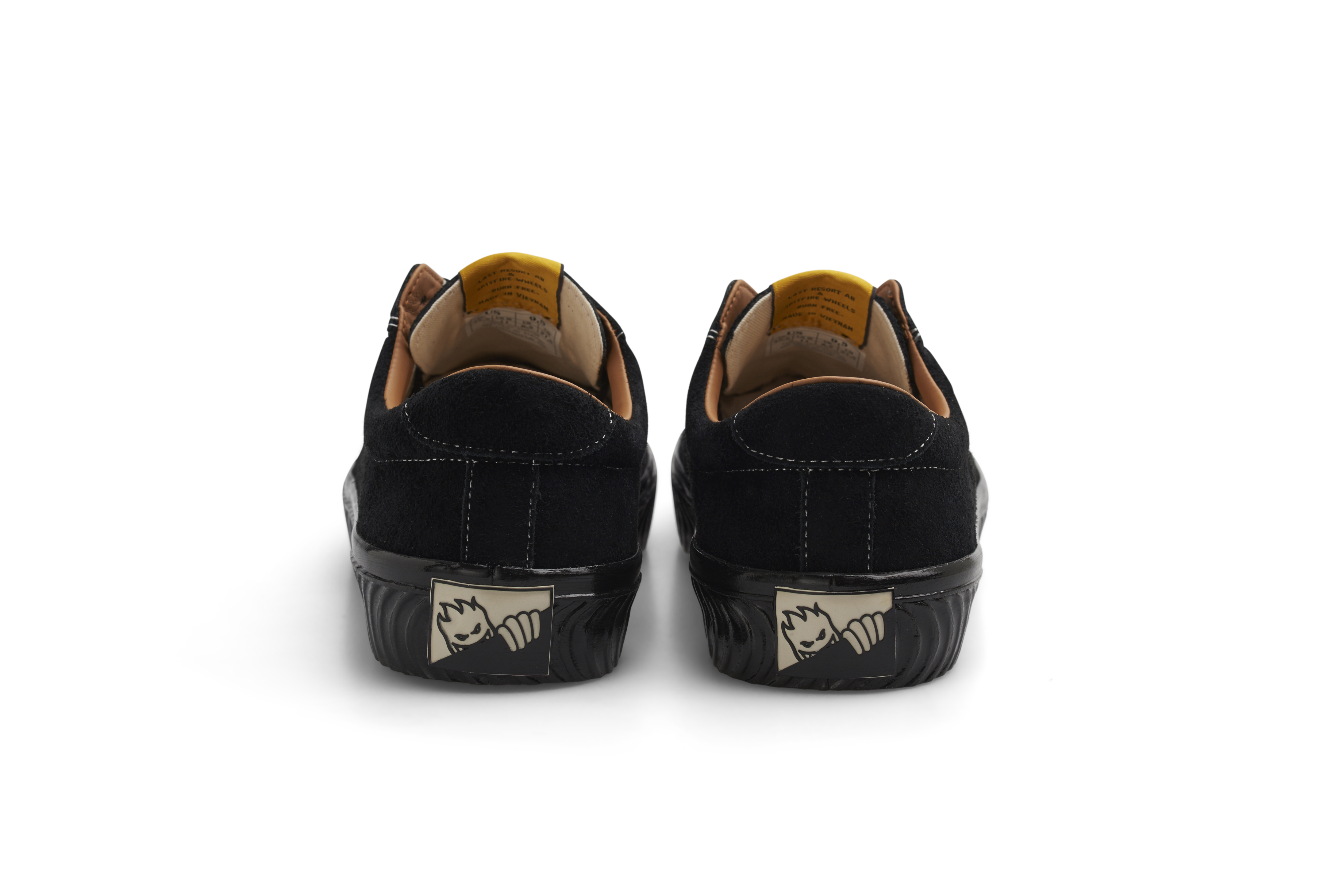 Last Resort AB x SPIT FIRE - VM001 Suede LO Spitfire "Black/Black"
