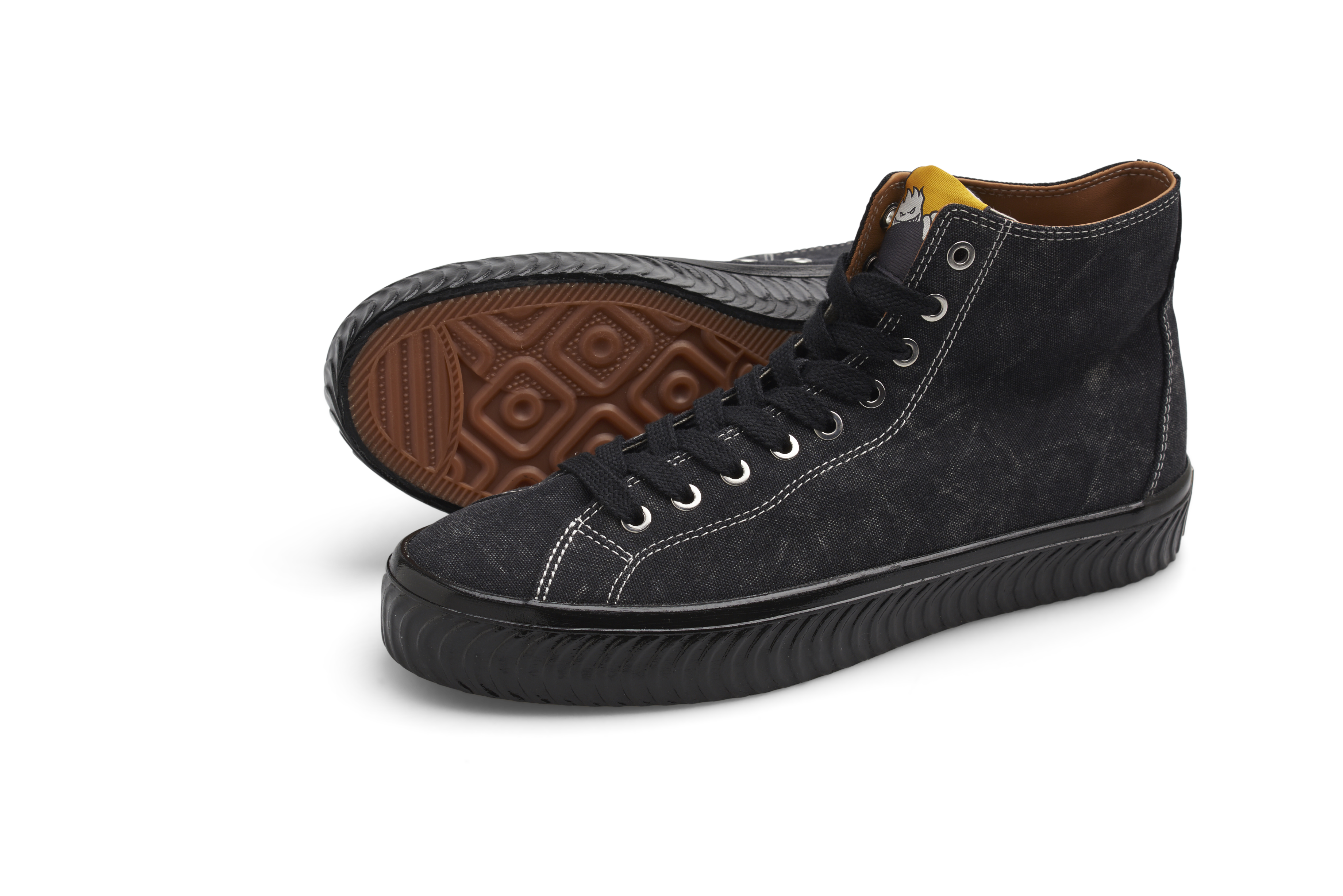 Last Resort AB x SPIT FIRE - VM003 Canvas HI Spitfire "Washed Black/Black"