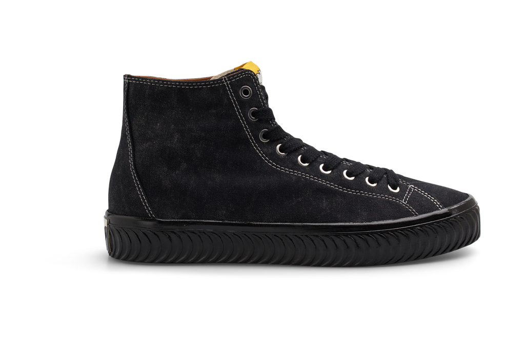 Last Resort AB x SPIT FIRE - VM003 Canvas HI Spitfire "Washed Black/Black"