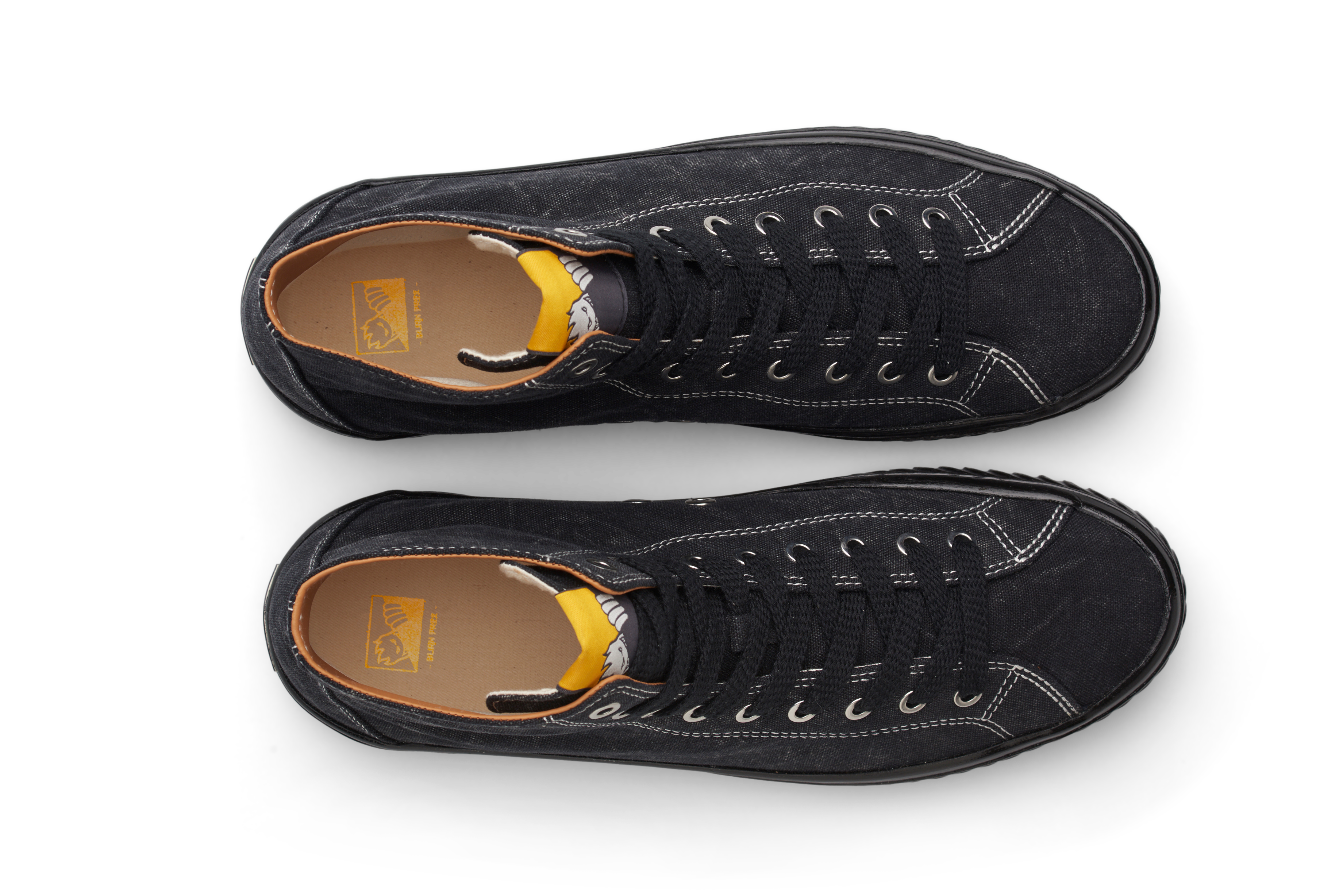 Last Resort AB x SPIT FIRE - VM003 Canvas HI Spitfire "Washed Black/Black"