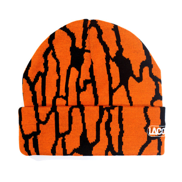 LACQUER - LOGO BEANIE "Tree Camo/Orange"