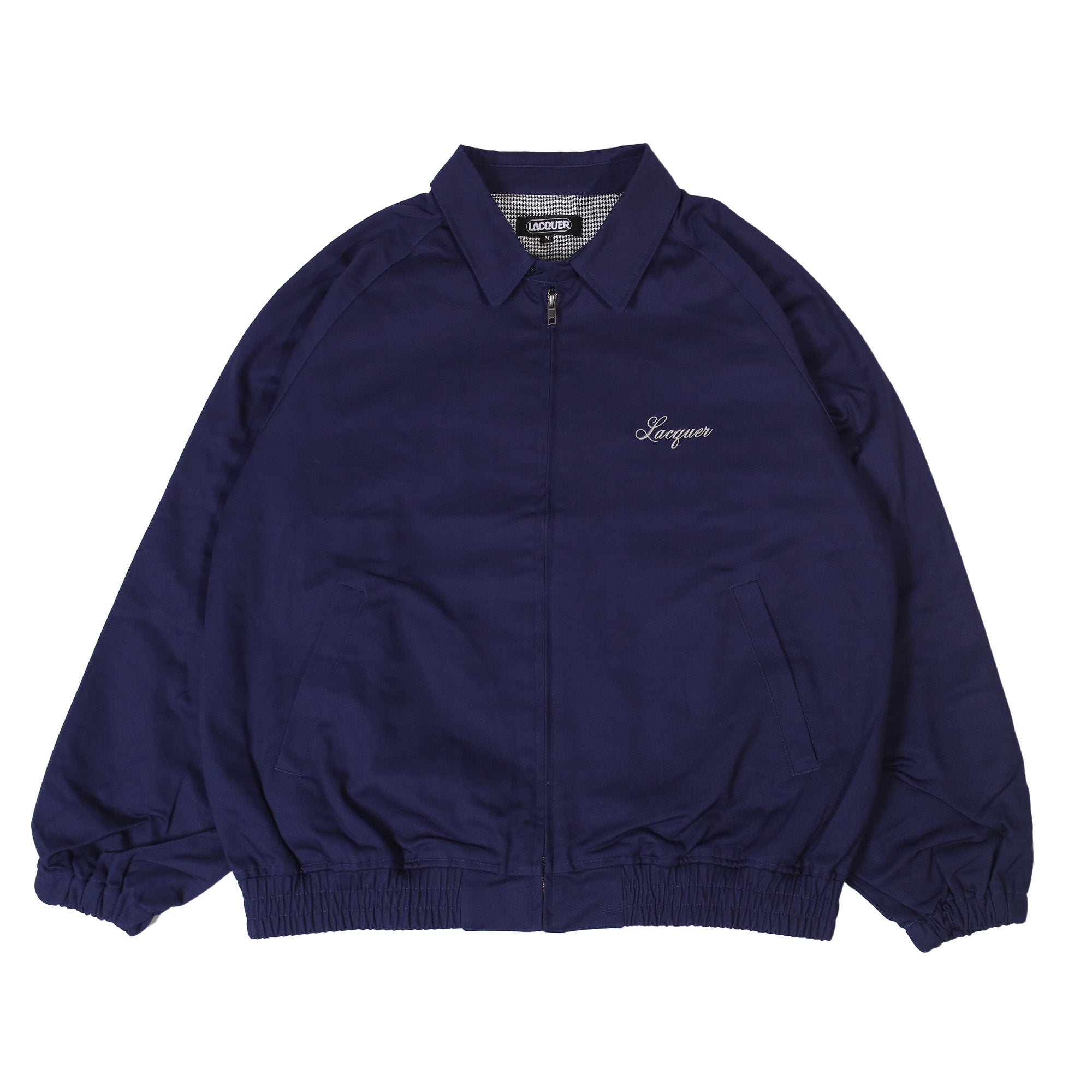 LACQUER - Script Logo Drizzler Jacket "Navy"