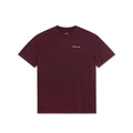 Last Resort AB - Atlas Monogram SS Tee "Fig Red/White"