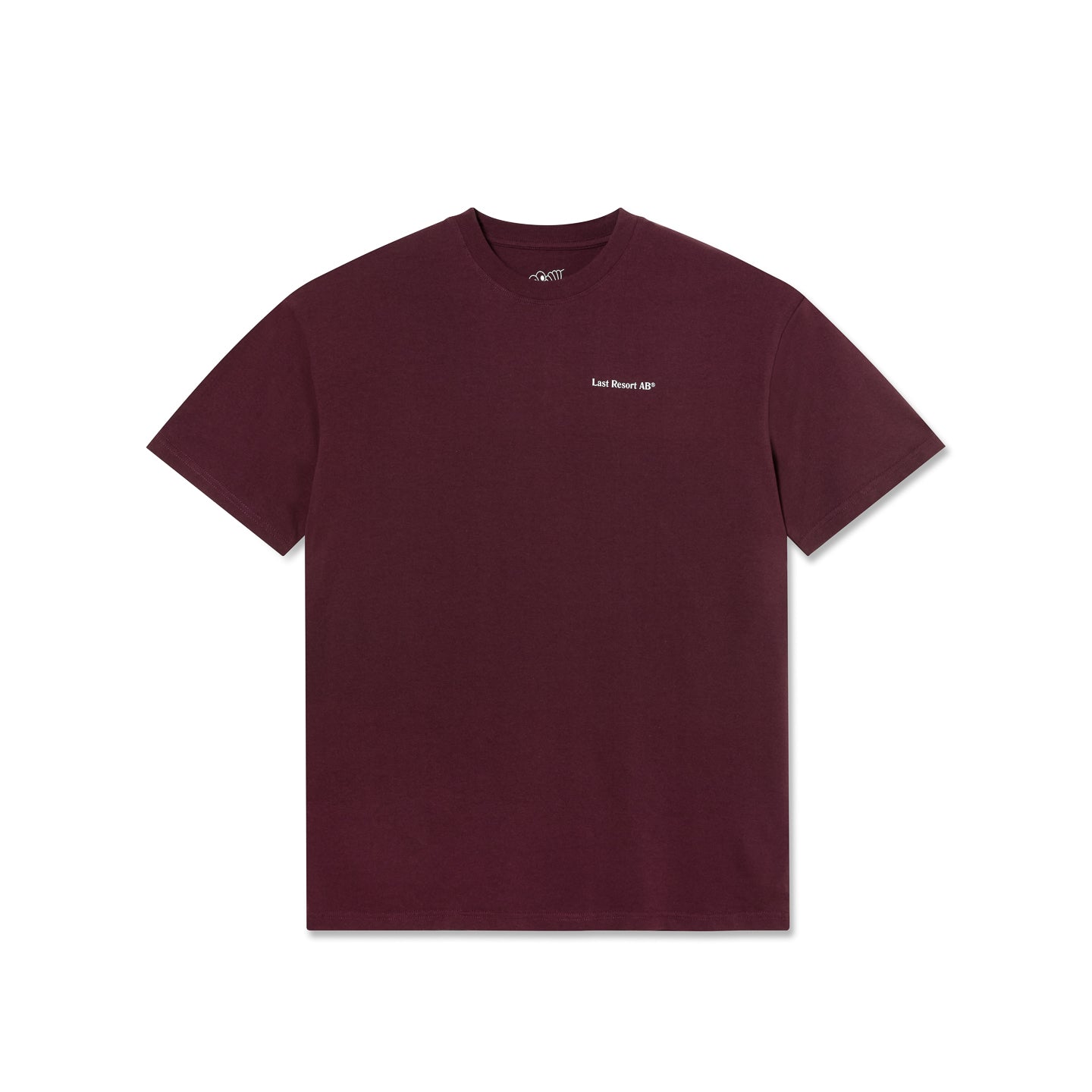 Last Resort AB - Atlas Monogram SS Tee "Fig Red/White"