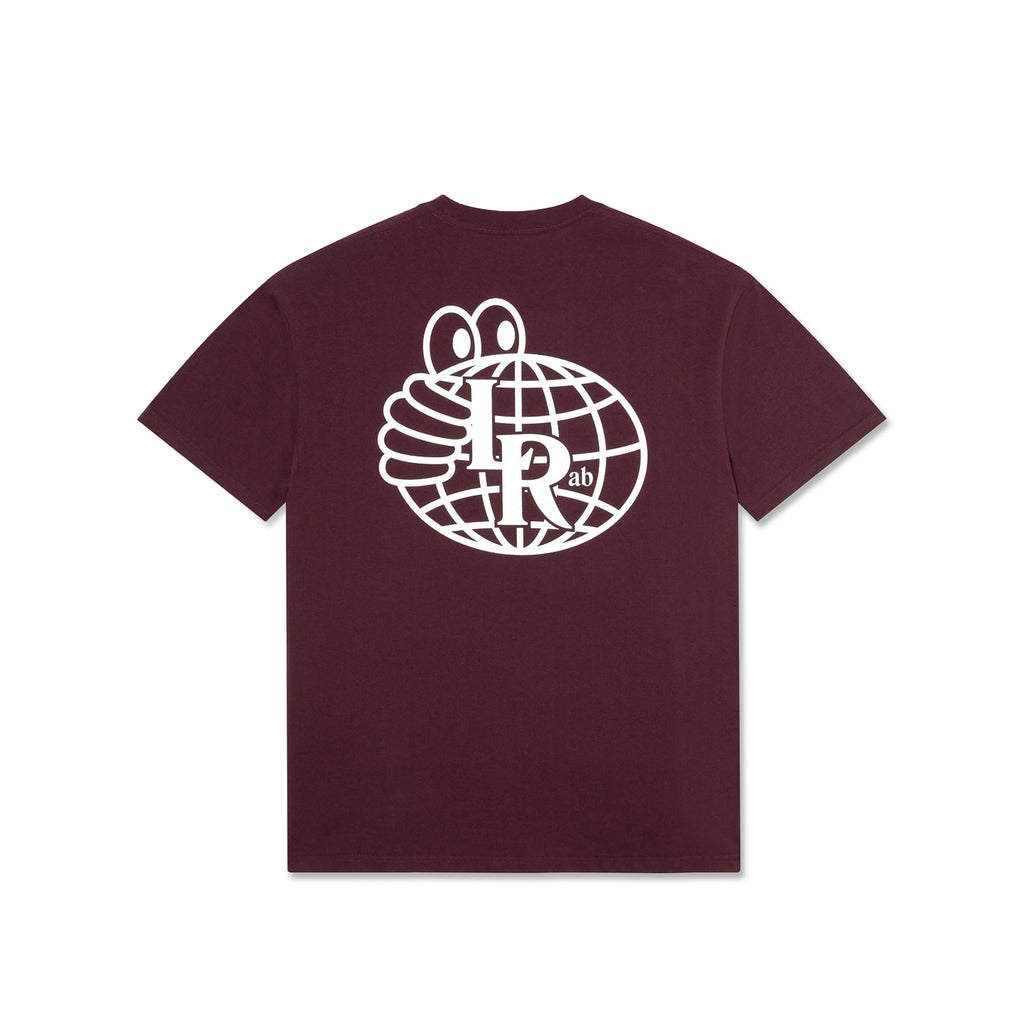 Last Resort AB - Atlas Monogram SS Tee "Fig Red/White"