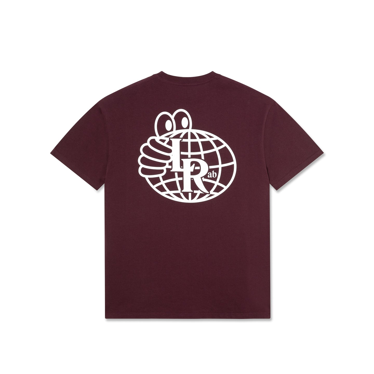 Last Resort AB - Atlas Monogram SS Tee "Fig Red/White"