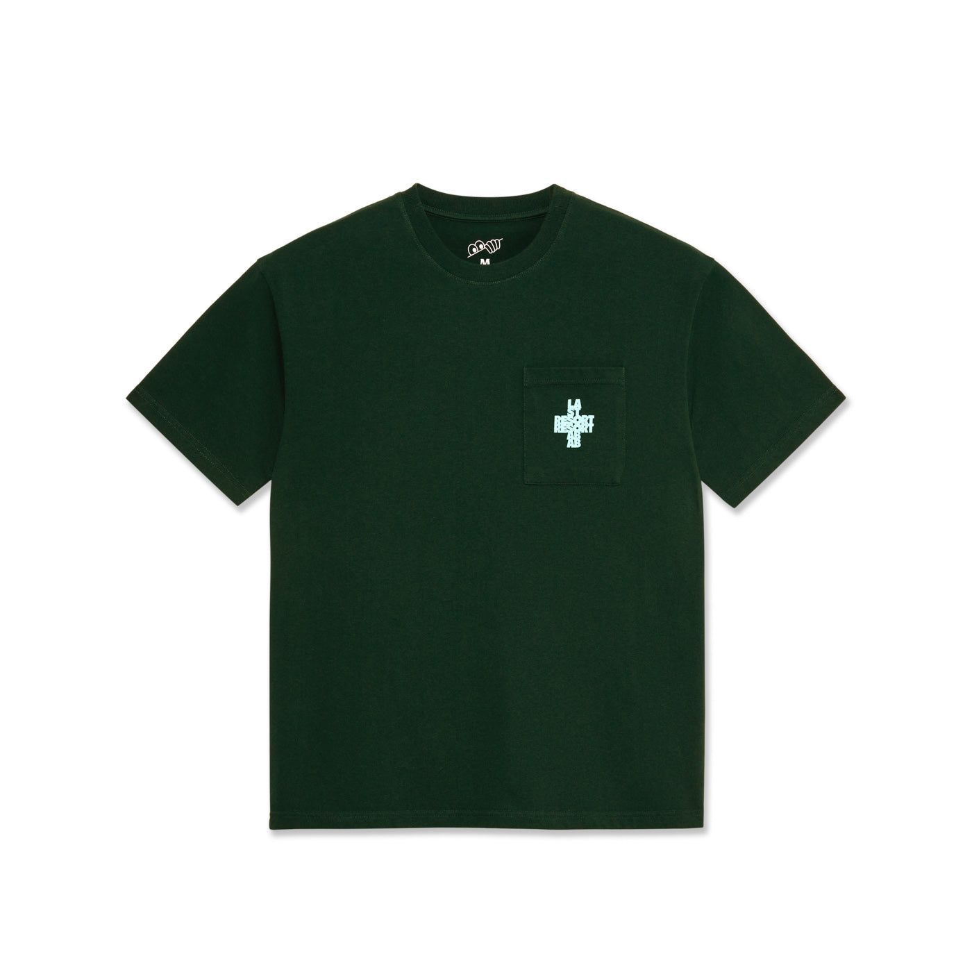 Last Resort AB - Cross Pocket Tee "Washed Green"