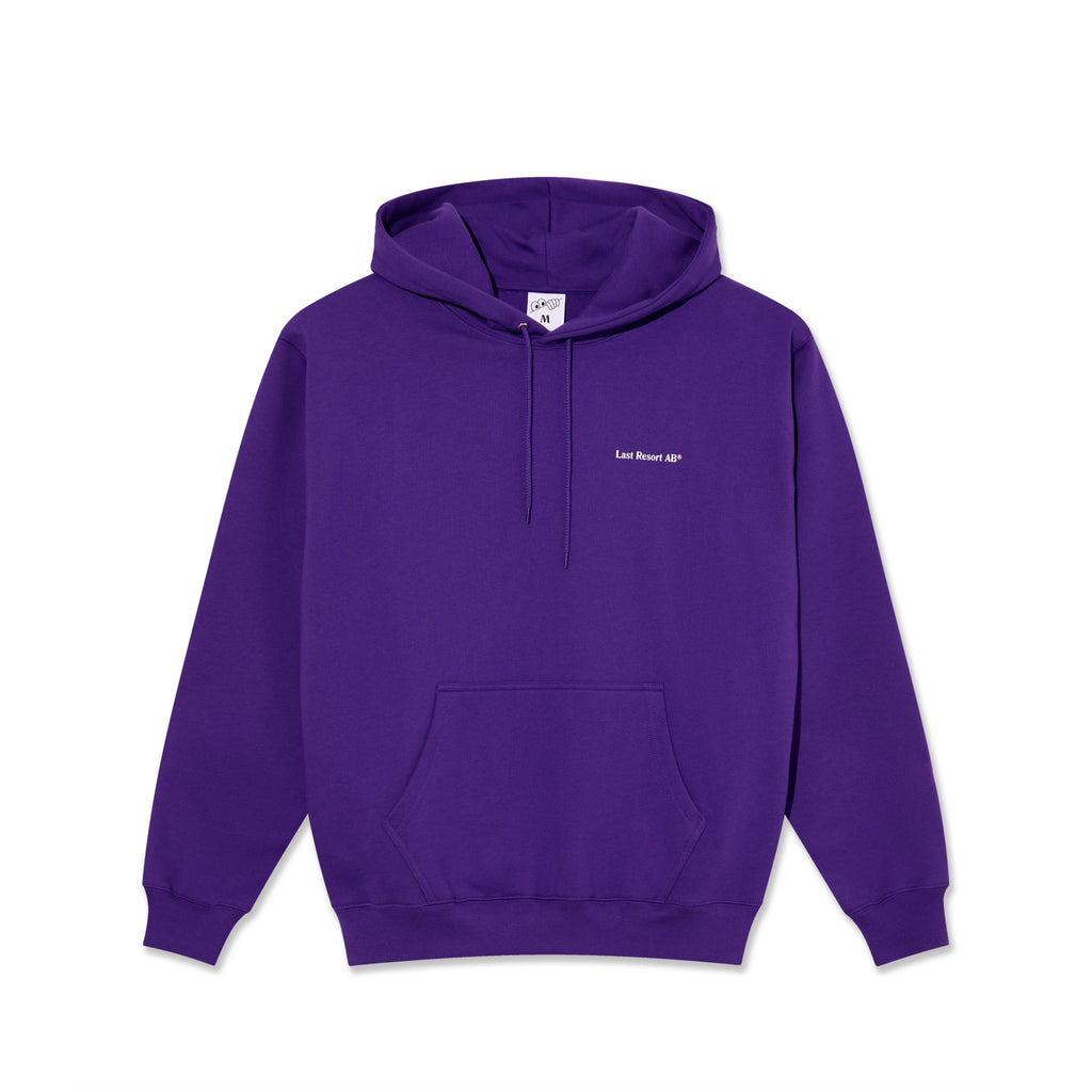 Last Resort AB - Atlas Monogram Hoodie "Heliotrope/White"