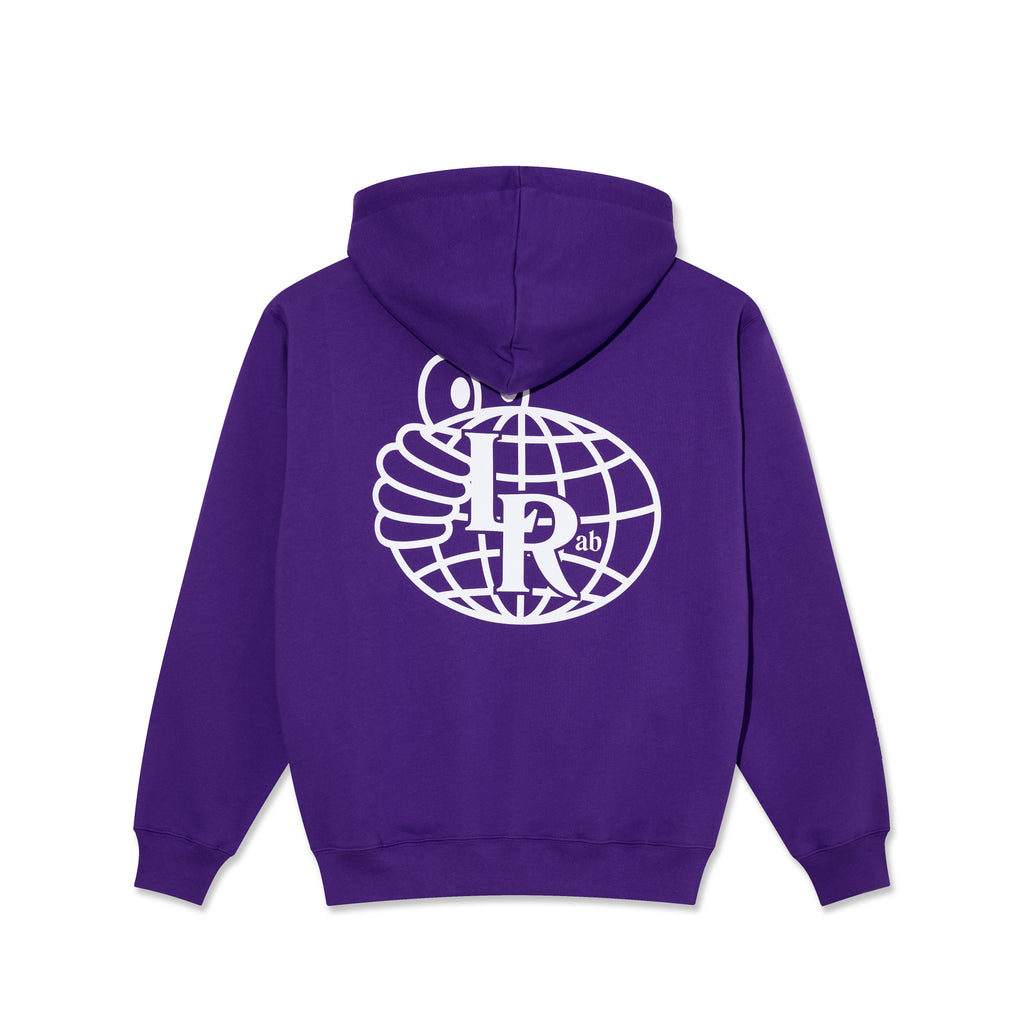 Last Resort AB - Atlas Monogram Hoodie "Heliotrope/White"