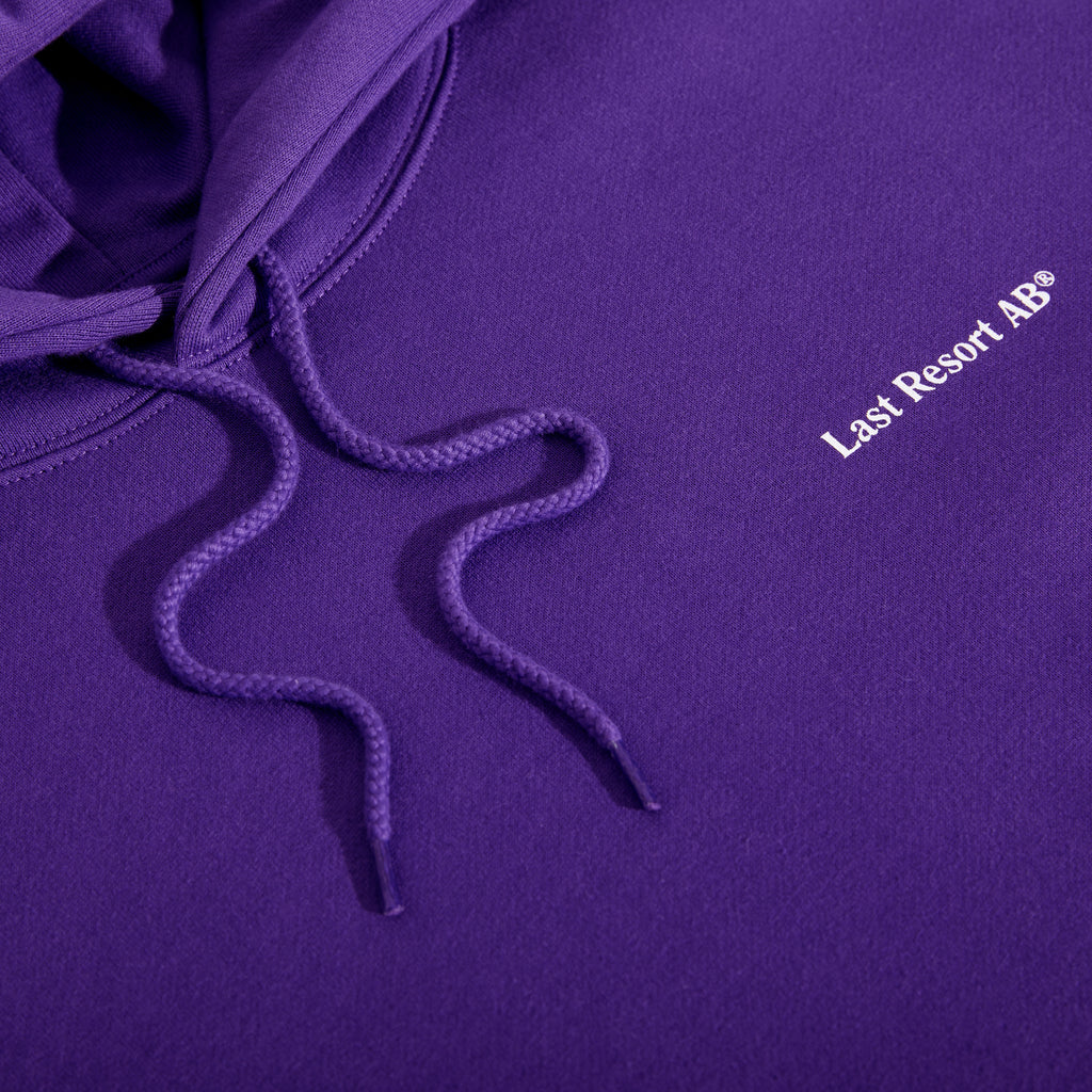Last Resort AB - Atlas Monogram Hoodie "Heliotrope/White"