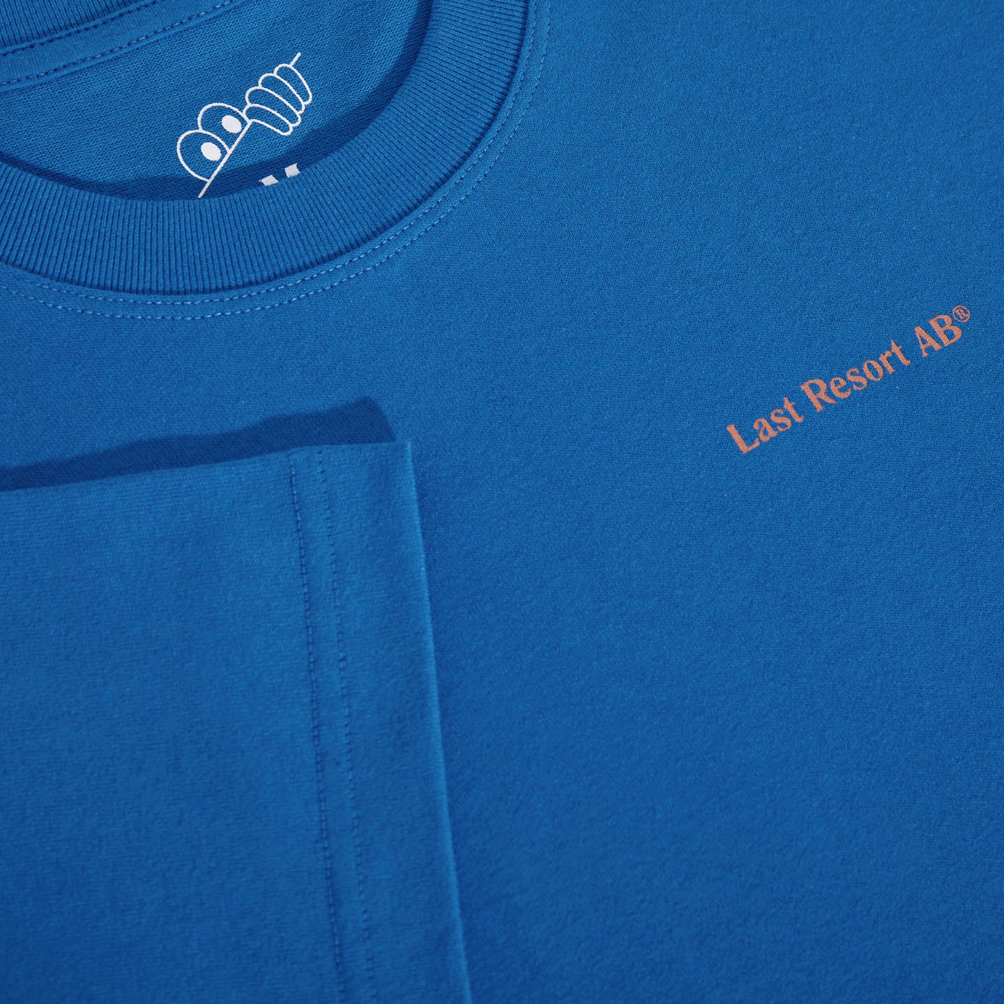 Last Resort AB - Atlas Monogram Tee "Royal Blue/Sunset Orange"