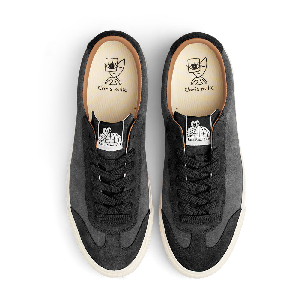 Last Resort AB - VM004 Milic Suede Lo "Black Graphite/White"