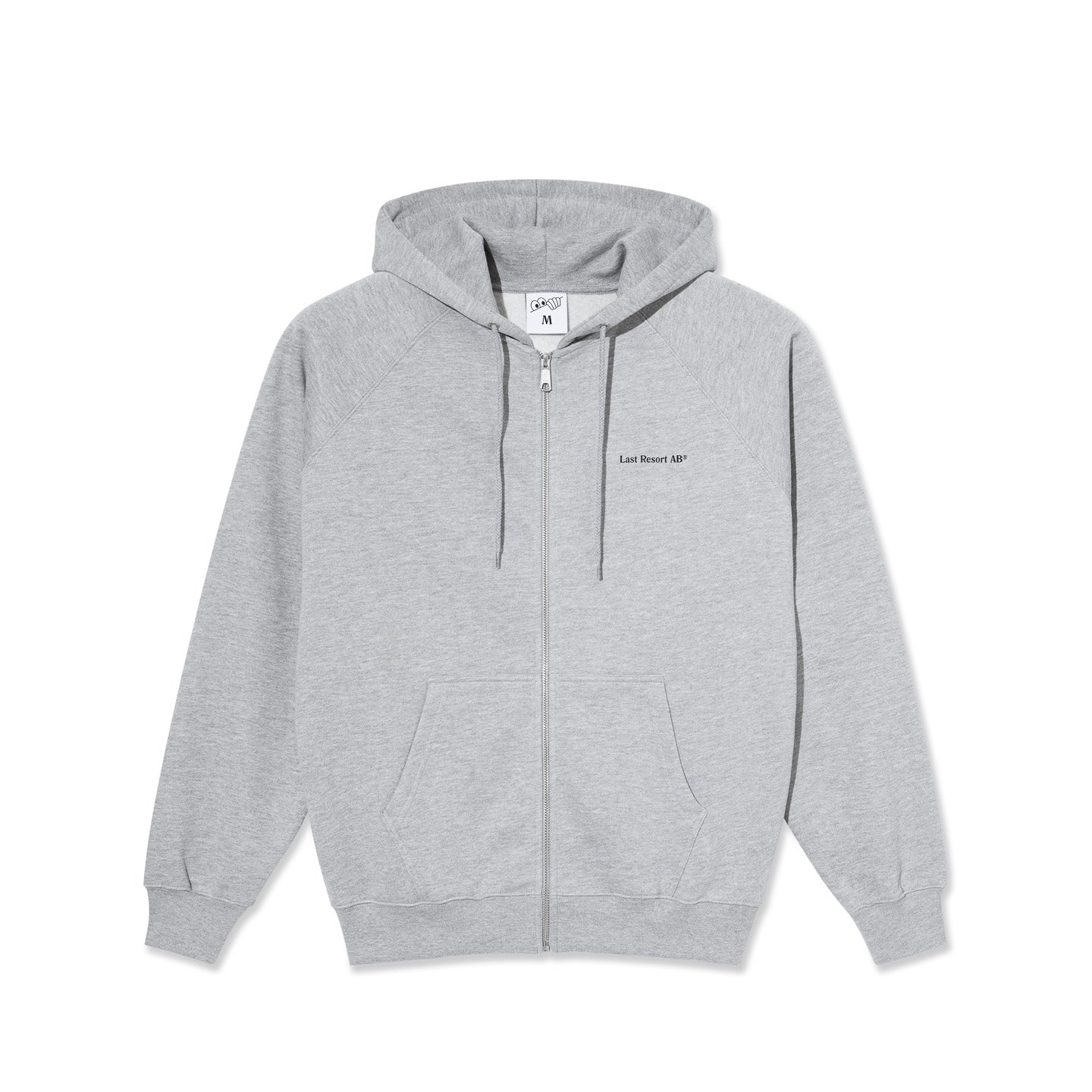 Last Resort AB - Atlas monogram ZIP Hoodie "Heather Grey"