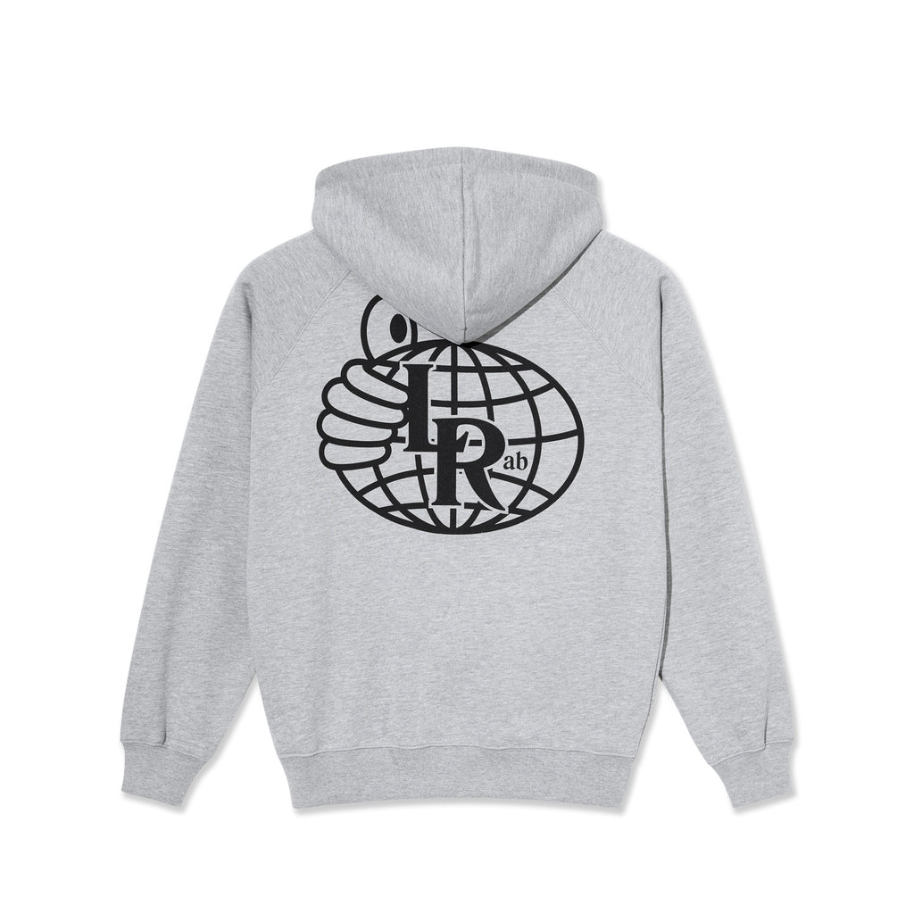 Last Resort AB - Atlas monogram ZIP Hoodie "Heather Grey"