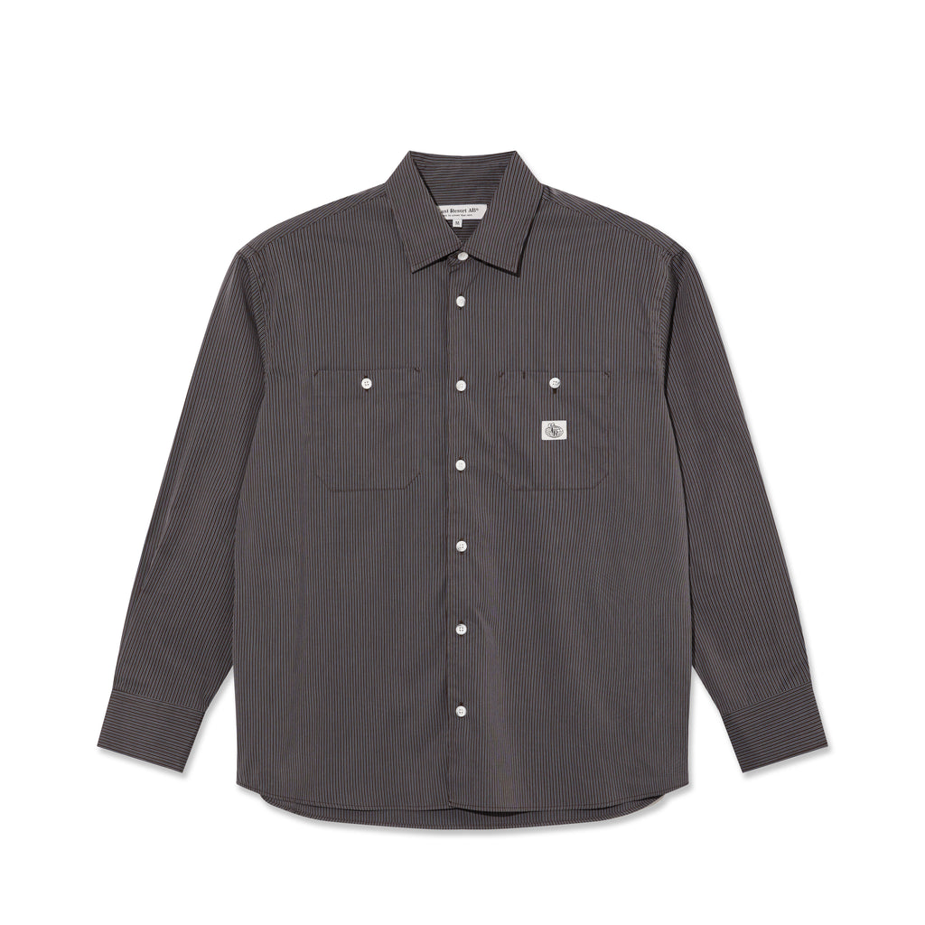 Last Resort AB - SM001 Poplin "Navy/Stripe"