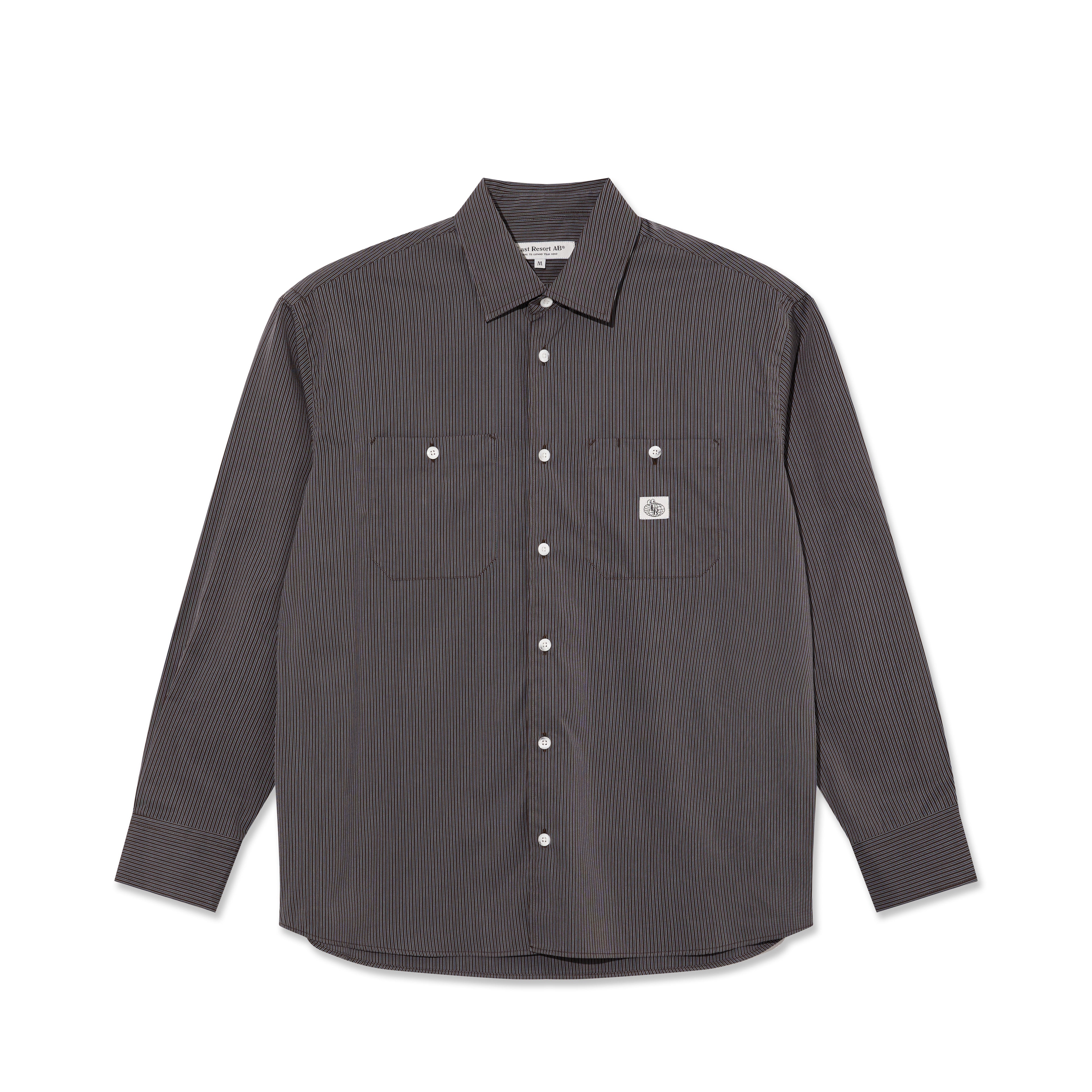Last Resort AB - SM001 Poplin "Navy/Stripe"
