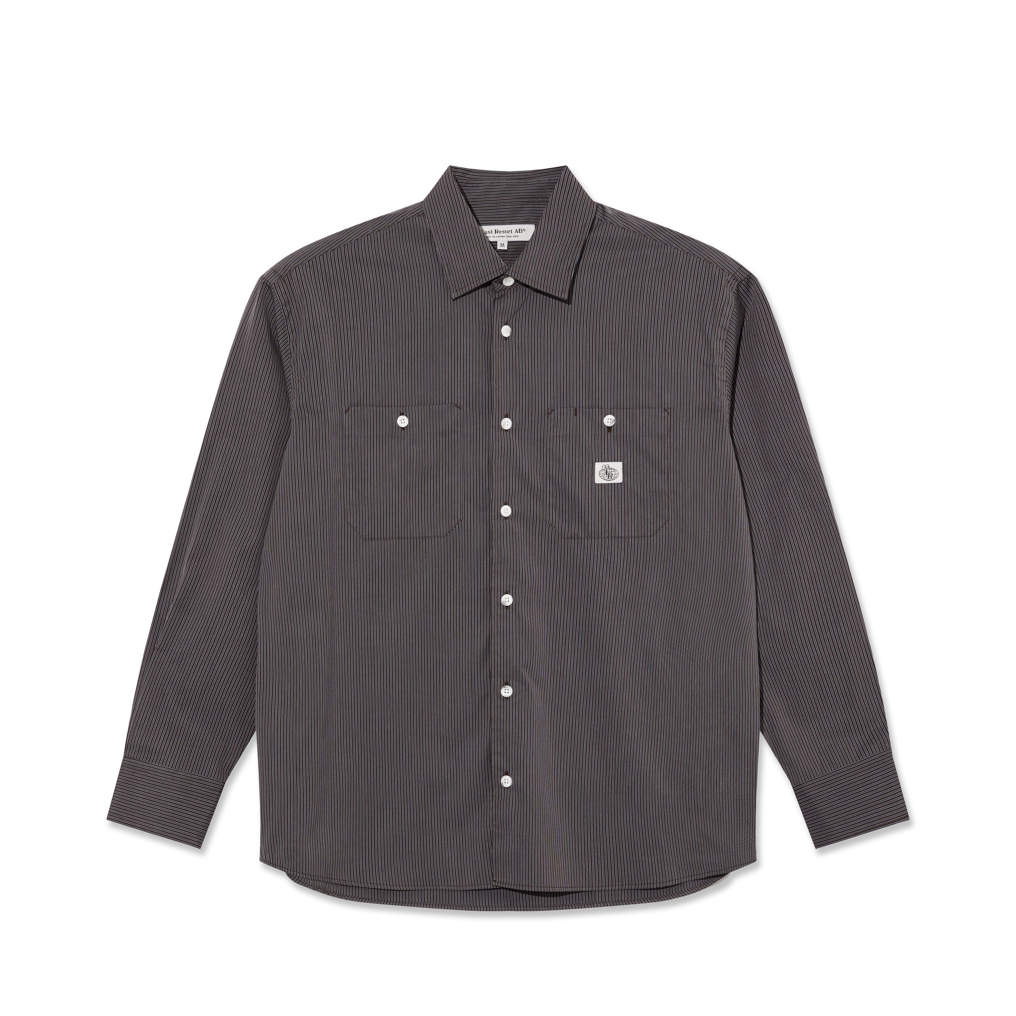 Last Resort AB - SM001 Poplin "Navy/Stripe"