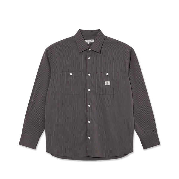 Last Resort AB - SM001 Poplin "Navy/Stripe"