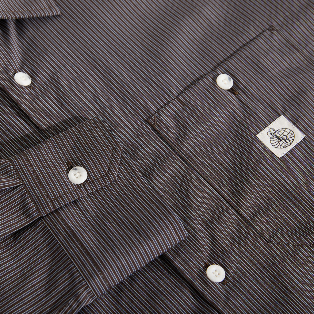 Last Resort AB - SM001 Poplin "Navy/Stripe"