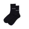 Last Resort AB - Dress Socks Script Logo "Black"