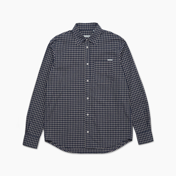 Last Resort AB - OG LS Shirt "Navy/Grey Check"