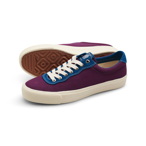 Last Resort AB x Julian Smith - VM001 Canvas Lo - "Plum/DirtyBlue/ White"