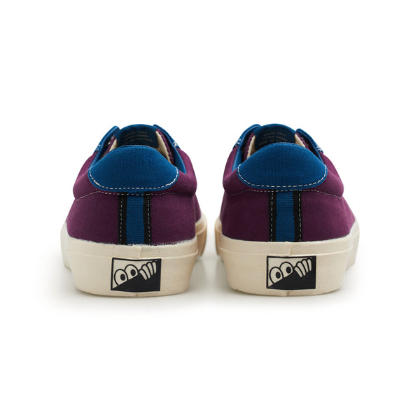 Last Resort AB x Julian Smith - VM001 Canvas Lo - "Plum/DirtyBlue/ White"