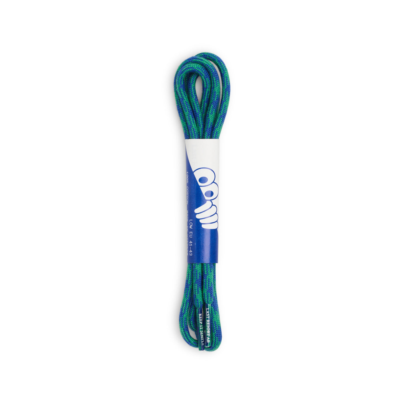 Last Resort AB x Julian Smith - VM001 Canvas Lo - "KellyGreen/Kevin Blue/ White"