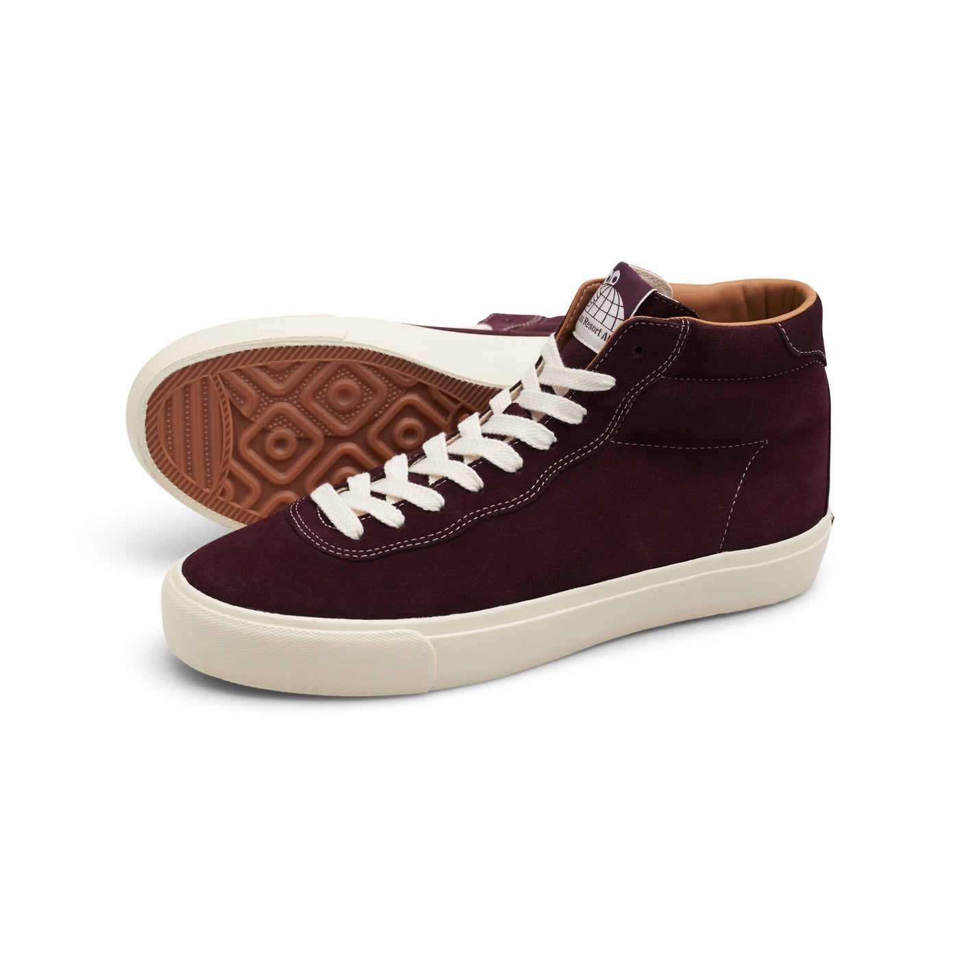 Last Resort AB - VM001 HI Suede "Fig Red/White"