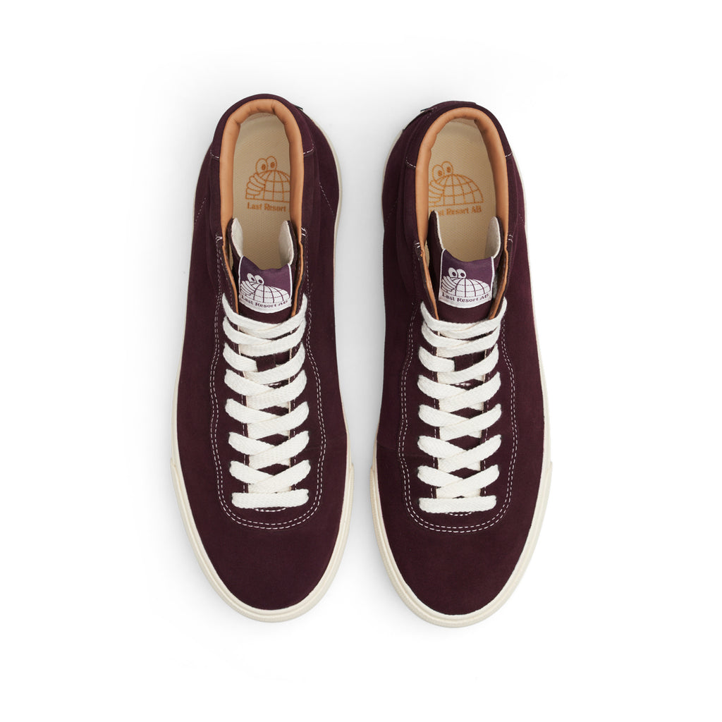 Last Resort AB - VM001 HI Suede "Fig Red/White"