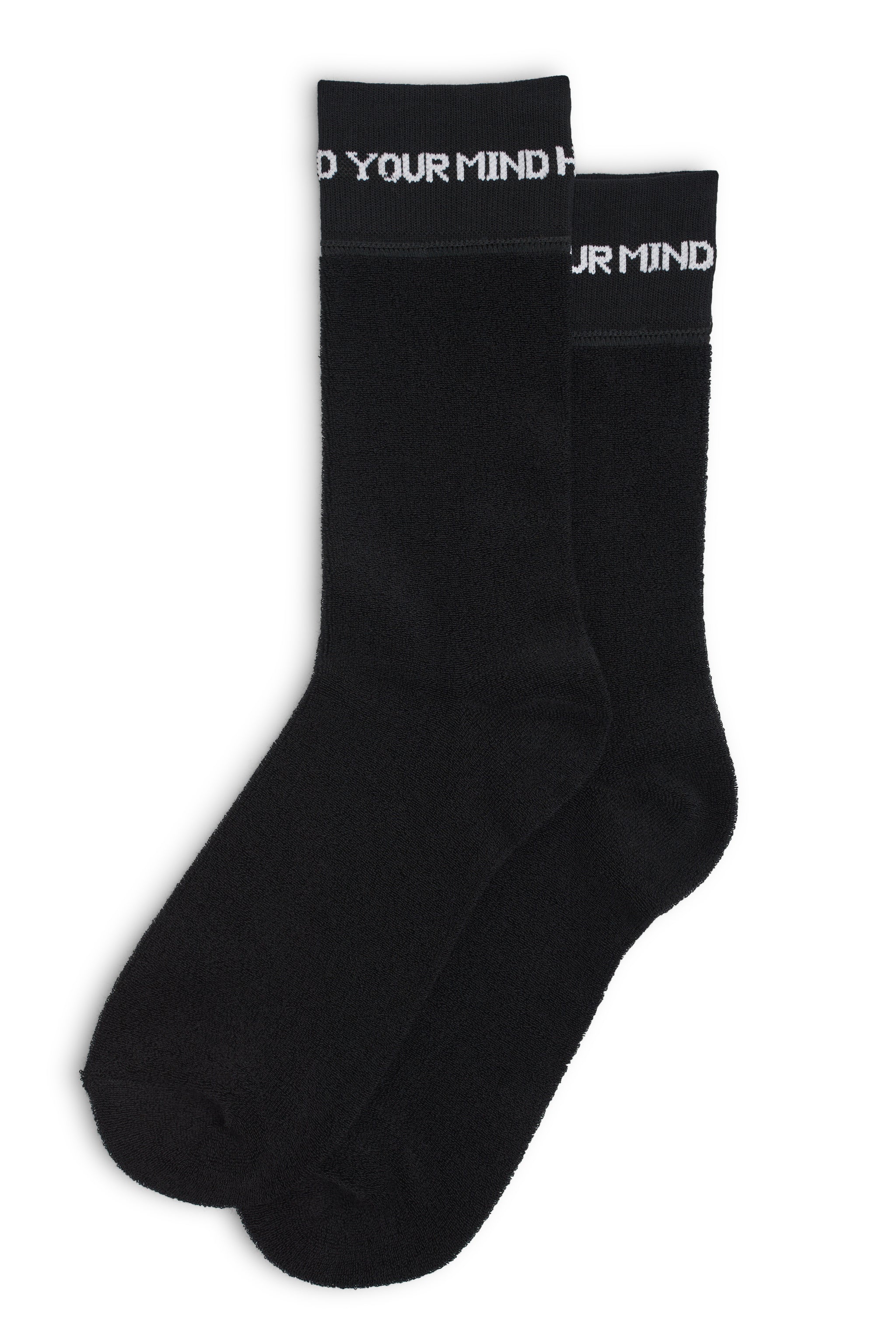 Last Resort AB - Reverse Terry Socks "Black"
