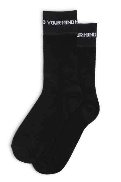 Last Resort AB - Reverse Terry Socks "Black"