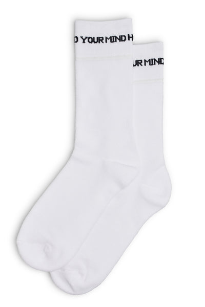 Last Resort AB - Reverse Terry Socks "White"