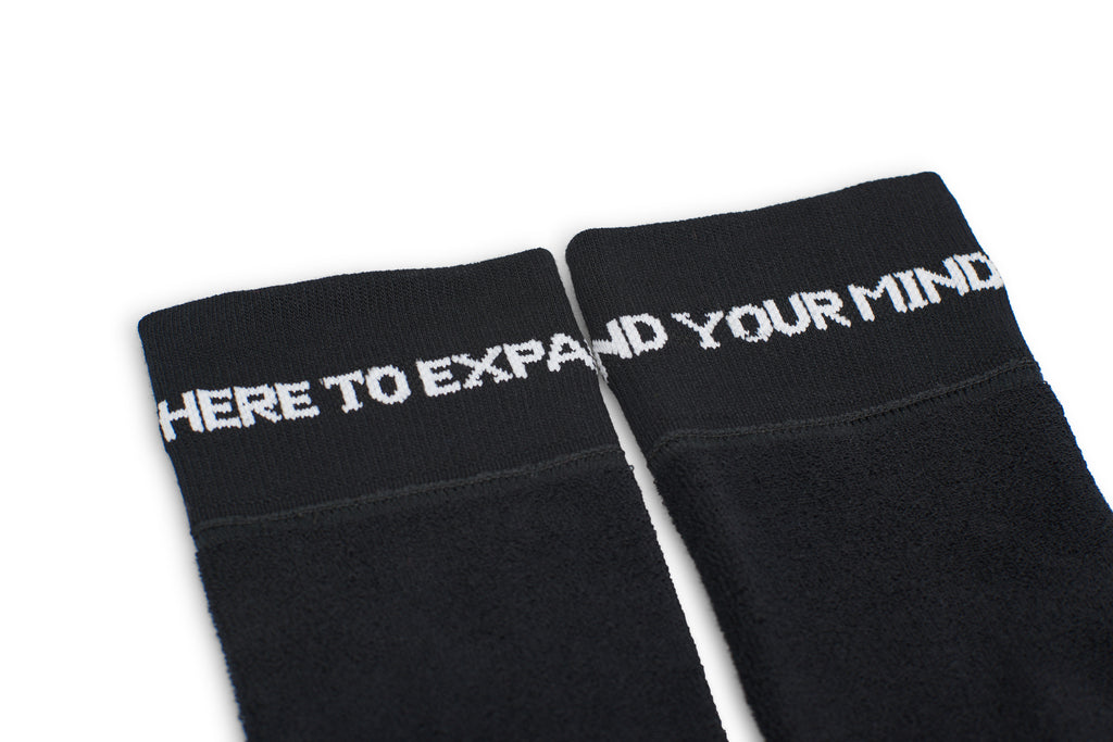 Last Resort AB - Reverse Terry Socks "Black"