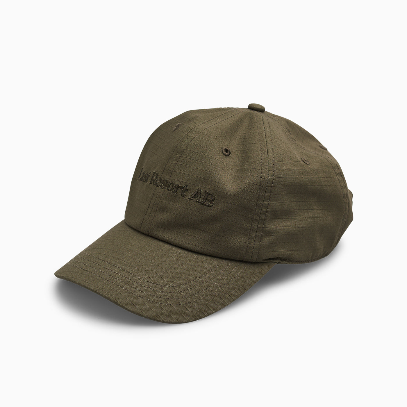 Last Resort AB - Soft Peak Cap-Script Logo "Olive Drab"