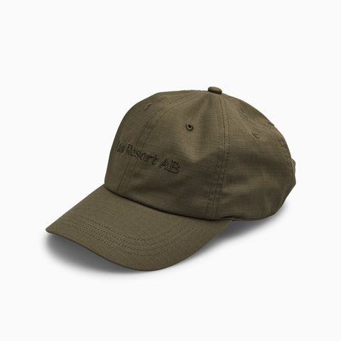 Last Resort AB - Soft Peak Cap-Script Logo "Olive Drab"