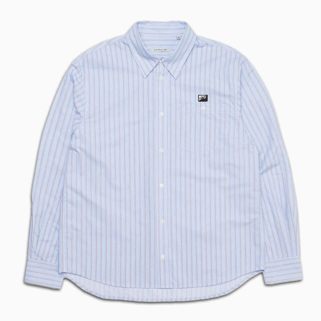 Last Resort AB - Function Shirt "Pale Blue Stripe"
