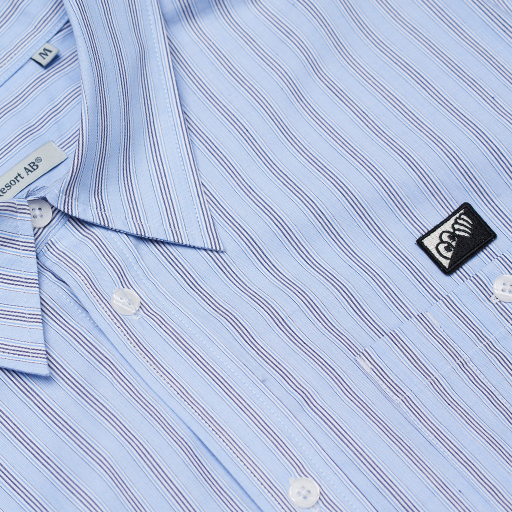 Last Resort AB - Function Shirt "Pale Blue Stripe"