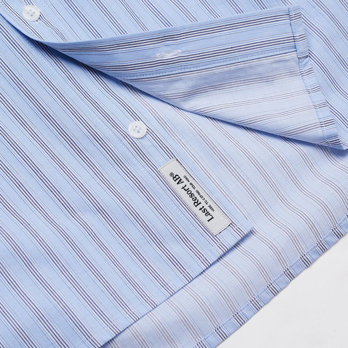 Last Resort AB - Function Shirt "Pale Blue Stripe"